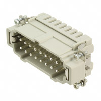 HARTING - 09330162626 - INSERT MALE 16POS+1GND PUSH IN