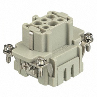 HARTING - 09330062716 - INSERT FEMALE 6POS+1GND PUSH IN