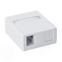 HellermannTyton - SMBDUAL-W - MOD BOX SMD 2PORT WHITE