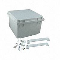 Hoffman Enclosures, Inc. - A10106PHC - BOX PLASTIC GRAY 10.04"LX10.04"W