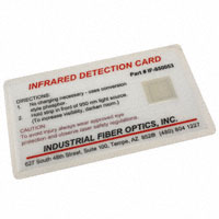 Industrial Fiberoptics - IF-850053 - DETECTOR CARD IR 940NM