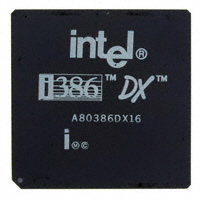 Intel - A80386DX16 - IC MPU I386 16MHZ 132CPGA
