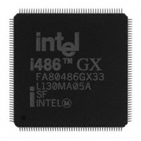 Intel - FA80486GXSF33 - IC MPU I486 33MHZ 176TQFP