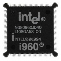 Intel - NG80960JD3V40 - IC MPU I960 40MHZ 132QFP