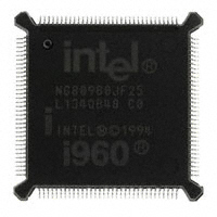 Intel - NG80960JF3V25 - IC MPU I960 25MHZ 132QFP