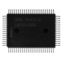 Intel - S80L186EB16 - IC MPU I186 16MHZ 80QFP