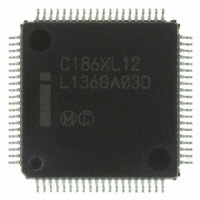 Intel - SB80C186XL12 - IC MPU I186 12MHZ 80SQFP