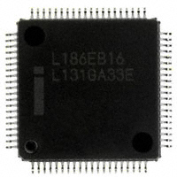 Intel - SB80L186EB16 - IC MPU I186 16MHZ 80SQFP