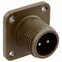 ITT Cannon, LLC - MS3102R10SL-4P - CONN RCPT 2 POS BOX MNT W/PINS