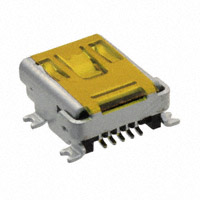 JAE Electronics - DX2R005HN2E700 - CONN USB RCPT MINI B 5PS R/A SMD