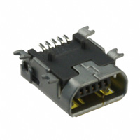 JAE Electronics - DX3R005HN2E700 - CONN USB MINI AB 5POS R/A SMD