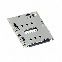 JAE Electronics - SF58S006VBBR2000 - CONN MICRO SIM CARD PUSH-PUSH