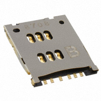 JAE Electronics - SF9W006S4BR1200 - CONN SIM/SAM CARD PUSH-PUSH R/A