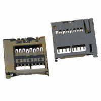 JAE Electronics - ST10S008V4AR1800 - CONN MICRO SD CARD PUSH-PUSH R/A