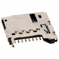 JAE Electronics - ST2S008V1AR1500 - CONN MICRO SD CARD PUSH-PUSH R/A
