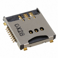 JAE Electronics - ST5S014V4AR800 - CONN MICRO SD/SIM CARD PUSH-PUSH