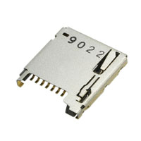 JAE Electronics - ST6S008V4AR1500 - CONN MICRO SD CARD PUSH-PUSH R/A