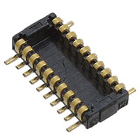 JAE Electronics - WP3-P016VA1-R500 - CONN PLUG 0.4MM 16POS DUAL SMD
