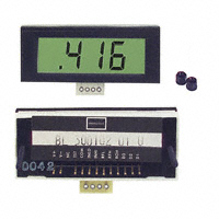 Jewell Instruments LLC - BL-300102-01-U - VOLTMETER 2VDC LCD PANEL MOUNT