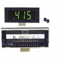 Jewell Instruments LLC - BL-400301-01-U - VOLTMETER 200MVDC LCD PANEL MT