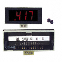 Jewell Instruments LLC - BL-500101-01-U - VOLTMETER 200MVDC LCD PANEL MT