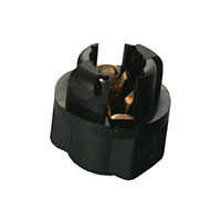 JKL Components Corp. - 2934 - LAMP SOCKET WEDGE BASE 5MM BLACK