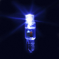 JKL Components Corp. - LE-0504-01B - LED T-1.75 12V WEDGE 25MA BLUE