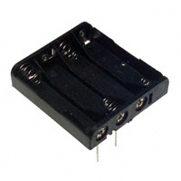 Keystone Electronics - 2481 - HOLDER BATTERY 4CELL AAA PC MNT