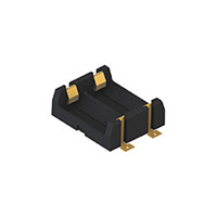 Keystone Electronics - 1100 - DUAL BATT HLDR 2/3A SMT GOLD PLT
