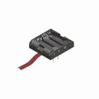Keystone Electronics - 2481RB - HOLDER BATTERY 4CELL AAA PC MNT