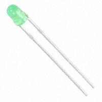 Kingbright - WP710A10PGD - LED GRN DIFF 3MM ROUND T/H