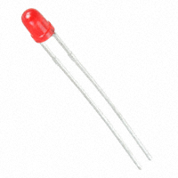 Kingbright - WP710A10SRD/F - LED RED DIFF 3MM ROUND T/H