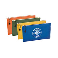 Klein Tools, Inc. - 5140 - 4-PACK ZIPPER BAGS CANVAS ASSORT