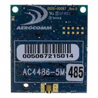 Laird - Embedded Wireless Solutions - AC4486-5M-485 - RF TXRX MODULE ISM<1GHZ MMCX ANT