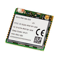 Laird - Embedded Wireless Solutions - RM186-SM-01 - MODULE, INTELLIGENT LORA/BLE MOD