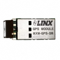 Linx Technologies Inc. - RXM-GPS-SR-B - GPS MODULE SMD SIRF W/ANT