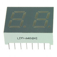 Lumex Opto/Components Inc. - LDD-A406NI - LED 7-SEG .40 DUAL S-RED CA DIR
