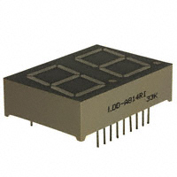 Lumex Opto/Components Inc. - LDD-A814RI - LED 7-SEG .80 DUAL RED CA DIRECT