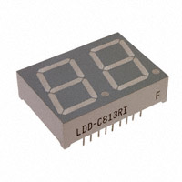 Lumex Opto/Components Inc. - LDD-C813RI - LED 7-SEG .80 DUAL YEL CC DIRECT