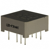 Lumex Opto/Components Inc. - LDD-F304NI - LED 7-SEG .30 DUAL RED CC MULTIX