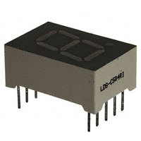 Lumex Opto/Components Inc. - LDS-C504RI - LED 7-SEG .50 SNGL RED CC DIRECT