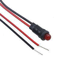 Lumex Opto/Components Inc. - SSI-LXH600SID-150 - LED T-5 1/4"12V 636NM RED 6" LD