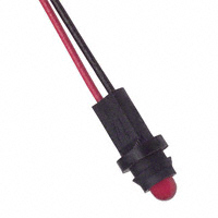 Lumex Opto/Components Inc. - SSI-RM3091SRD-150 - LED 3MM SUP RED 6"LDS REAR PNLMT