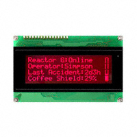 Matrix Orbital - LK204-25-R - LCD ALPHA/NUM DISPL 20X4 BK/RED