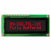 Matrix Orbital - LK162-12-R-VPT - LCD ALPHA/NUM DISPL 16X2 BK RED