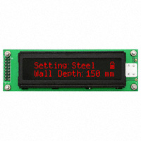 Matrix Orbital - LK202-25-R-VPT - LCD ALPHA/NUM DISPL 20X2 BK RED