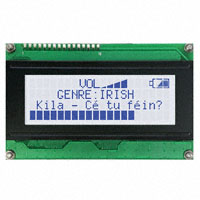 Matrix Orbital - LK204-25-USB-GW-E - LCD CHARACTER DISPLAY 20X4 USB