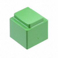 MEC Switches - 1670002 - CAP PUSHBUTTON RECTANGULAR GREEN