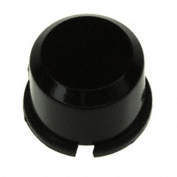 MEC Switches - 1D09 - CAP TACTILE ROUND BLACK