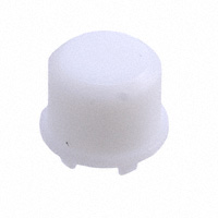 MEC Switches - 1DS16 - CAP TACTILE ROUND FROSTED WHITE